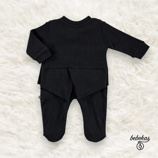 Siyah Smokin Patikli Tulum